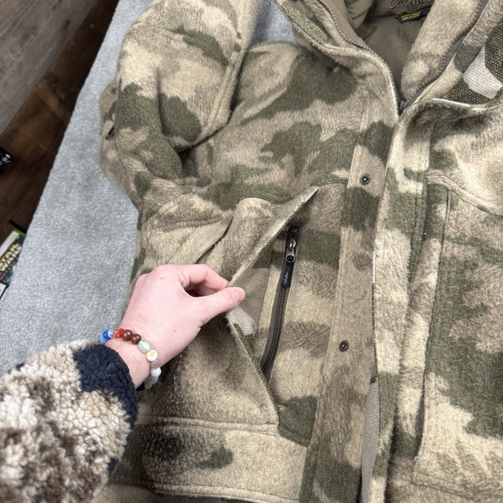 Cabela's Wooltimate Extreme Stand Hunter Insulated Parka Outfitter Camo XL - Picture 9 of 15